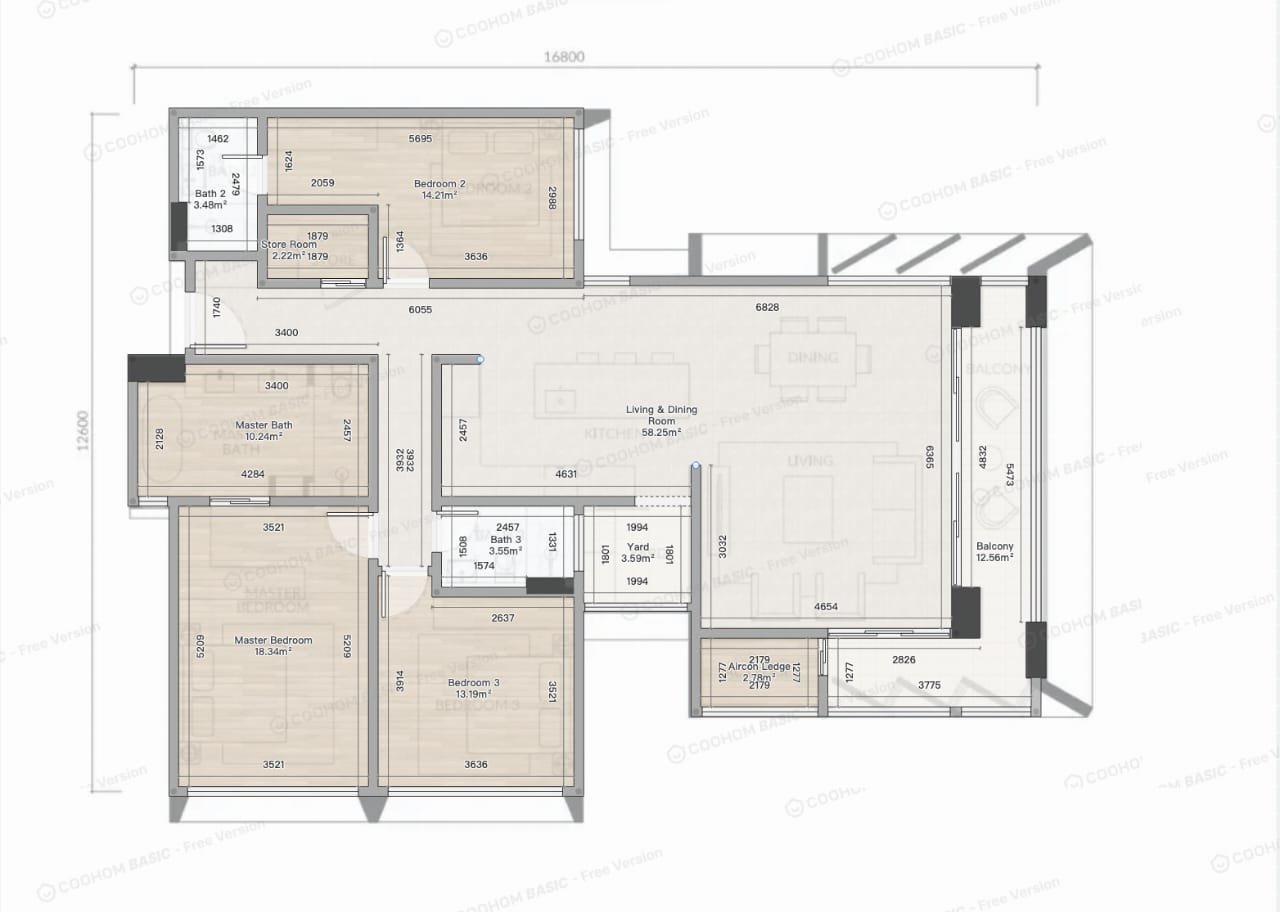 The Lume Type A floor-plan visualisation