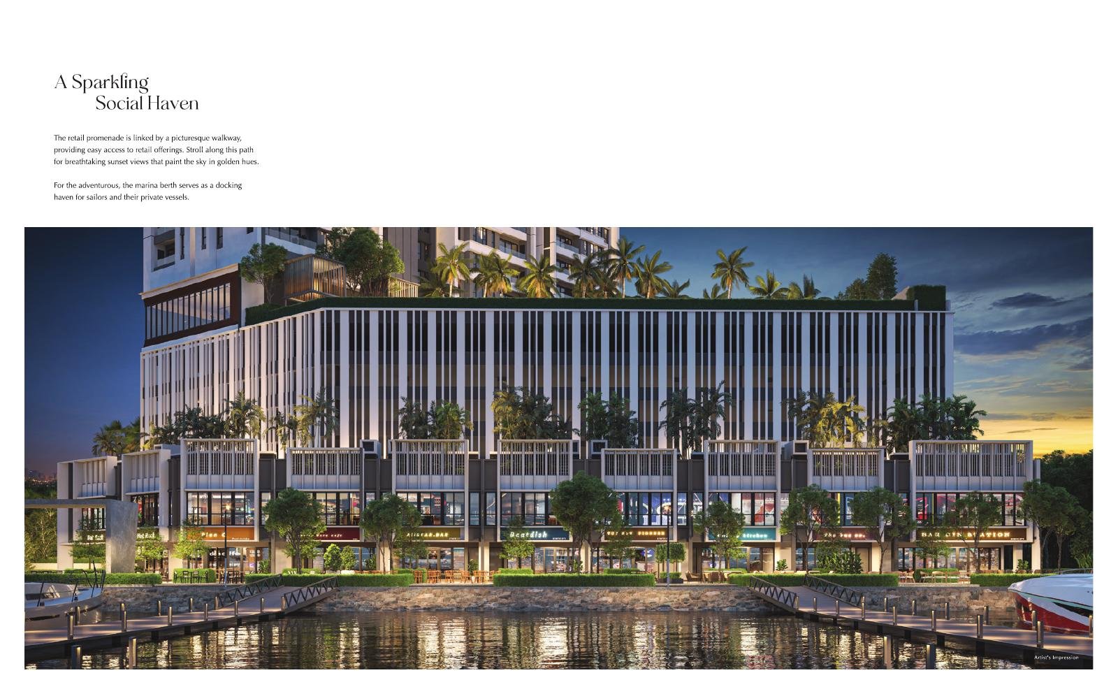 Maris arrival setting, developer artist's impression